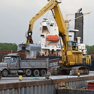 Barge Unloading